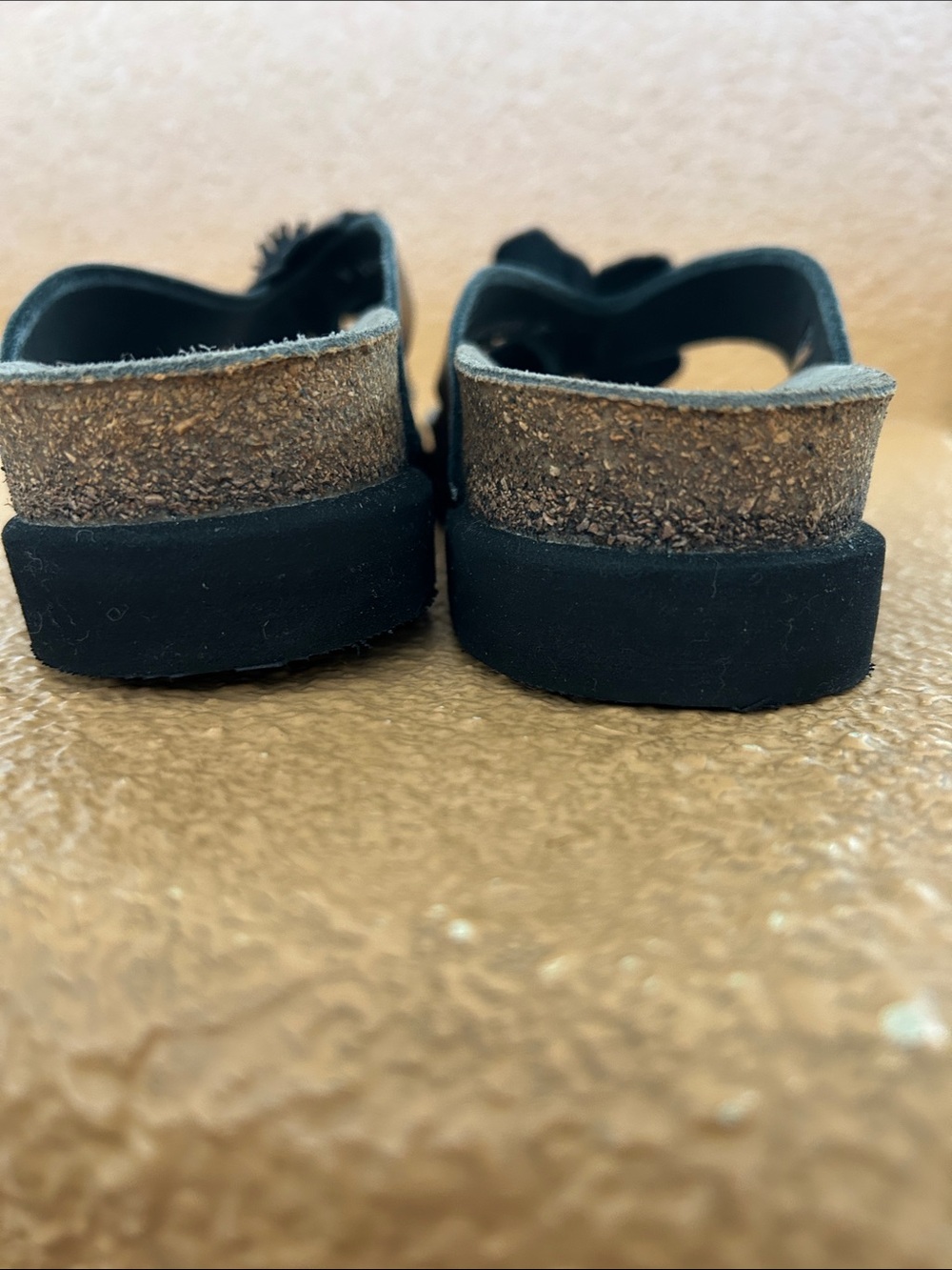Mephisto Women's Metallic Gray Floral Thong Sandals - Picture 7 of 7